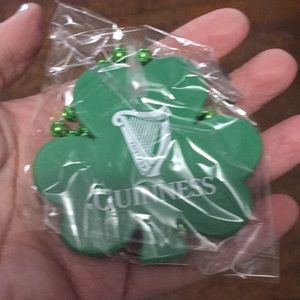 Guinness green bead necklace